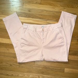 Coldwater Creek Women’s Pink Cotton Chinos Size 12P EUC